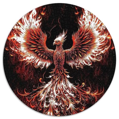 Puzzle mit 1000 Teilen, Phönix-Puzzle aus Pappe, Weihnachten, Halloween, Ostern, Neujahr (67,5 x 67,5 cm) von LGSHENG