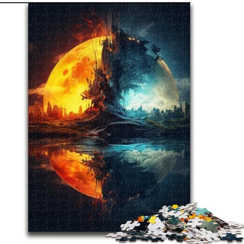 Puzzle mit 1000 Teilen für Erwachsene, Fantasielandschaft, Denkspiel für Teenager, Familienspieleabend (Größe: 26x38cm) von LGSHENG