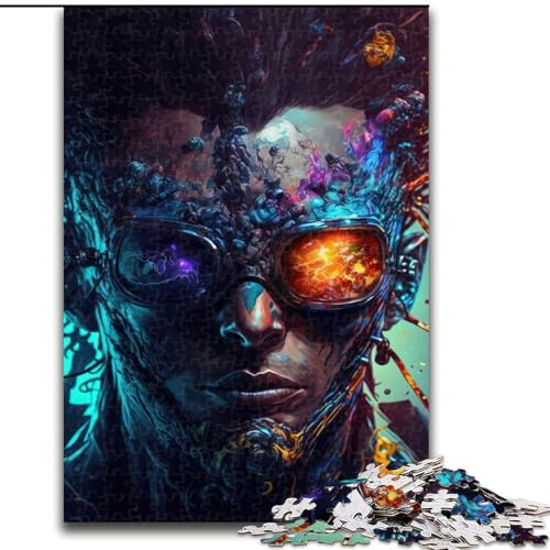 Puzzle mit 1000 Teilen für Erwachsene, Fantasy-Charakter-Puzzle, perfekt für Familienspaß an Weihnachten, Thanksgiving, Geburtstagen und Ostern (Größe: 26x38cm) von LGSHENG