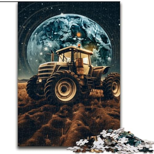 Puzzle mit 1000 Teilen für Erwachsene, Fantasy-Traktor-Puzzle, Denkspiel für Teenager, Familienspieleabend (Größe: 26x38cm) von LGSHENG