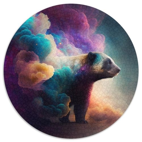 Puzzle mit 1000 Teilen für Erwachsene, Honigdachs-Nebel, 1000-teiliges Puzzle, Familienaktivitätsspiel für Teenager, anspruchsvolles Denkspiel, 67,5 x 67,5 cm Puzzle mit 1000 Teilen für Erwachsene, Honigdachs-Nebel, 1000-teiliges Puzzle, Familienaktivitätsspiel für Teenager, anspruchsvolles Denkspiel, 67,5 x 67,5 cm von LGSHENG