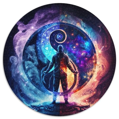 Puzzle mit 1000 Teilen für Erwachsene, Yin und Yang, unmögliche Puzzles für Erwachsene, Gehirn-Herausforderung, Geschenk, pädagogische Aktivität für Teenager, 67,5 x 67,5 cm von LGSHENG
