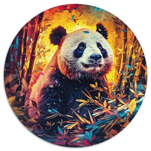Puzzle mit 1000 Teilen für Erwachsene, farbenfrohes Tierpanda-Puzzle aus Karton, anspruchsvolles DIY-Denkspiel, perfektes Familienspiel oder dekoratives Geschenk (67,5 x 67,5 cm) von LGSHENG