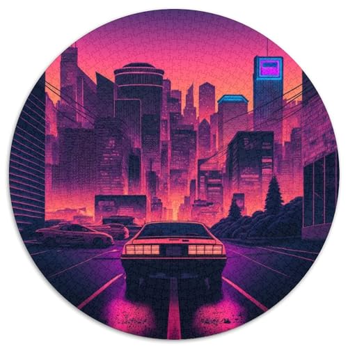 Puzzles für 1000 Teile Synthwave City-Papppuzzles, perfekt für Familienspaß an Weihnachten, Thanksgiving, Geburtstagen und Ostern, 67,5 x 67,5 cm Puzzles für 1000 Teile Synthwave City-Papppuzzles, perfekt für Familienspaß an Weihnachten, Thanksgiving, Geburtstagen und Ostern, 67,5 x 67,5 cm von LGSHENG