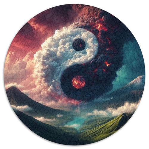Puzzles für Erwachsene, 1000 Yin- und Yang-Puzzles für Erwachsene, anspruchsvolles DIY-Denkspiel, perfektes Familienspiel oder dekoratives Geschenk, 67,5 x 67,5 cm Puzzles für Erwachsene, 1000 Yin- und Yang-Puzzles für Erwachsene, anspruchsvolles DIY-Denkspiel, perfektes Familienspiel oder dekoratives Geschenk, 67,5 x 67,5 cm von LGSHENG