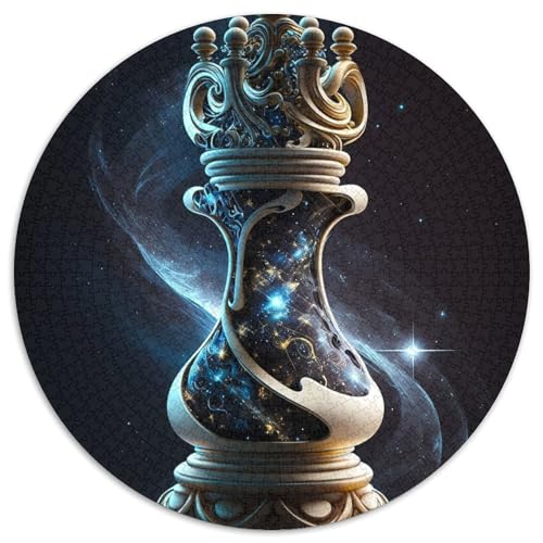 Puzzles für Erwachsene, 1000 kosmische Schach-Puzzles für Erwachsene, anspruchsvolles DIY-Denkspiel, perfektes Familienspiel oder dekoratives Geschenk, 67,5 x 67,5 cm von LGSHENG