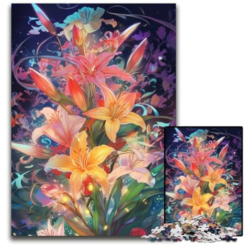 Radiant Lily 1000-teiliges Puzzle aus Pappe, Puzzles für Erwachsene, anspruchsvolles Denkspiel, entspannendes Spielzeug für Teenager, 26x38cm Radiant Lily 1000-teiliges Puzzle aus Pappe, Puzzles für Erwachsene, anspruchsvolles Denkspiel, entspannendes Spielzeug für Teenager, 26x38cm von LGSHENG