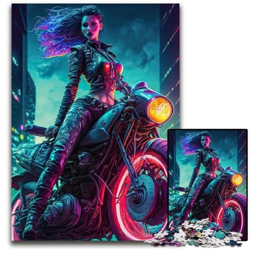Rider 1000-teiliges Puzzle, Holzpuzzle für Erwachsene, für Teenager und Jugendliche, ideales Geburtstags, 26x38cm Rider 1000-teiliges Puzzle, Holzpuzzle für Erwachsene, für Teenager und Jugendliche, ideales Geburtstags, 26x38cm von LGSHENG