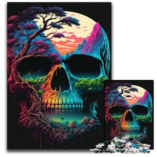 Skull Island 1000-teiliges Puzzle. Unmögliches Puzzle für Erwachsene. Ideal für Teenager und Sammler, Reisegeschenk, Familienaktivität. 26x38cm Skull Island 1000-teiliges Puzzle. Unmögliches Puzzle für Erwachsene. Ideal für Teenager und Sammler, Reisegeschenk, Familienaktivität. 26x38cm von LGSHENG