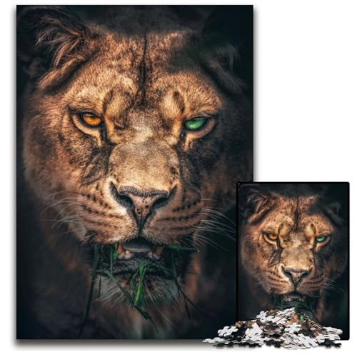 The Green Bandit Puzzle 1000 Teile für Erwachsene, anspruchsvolle Puzzles, anspruchsvolles DIY-Denkspiel für Teenager, 26x38cm von LGSHENG
