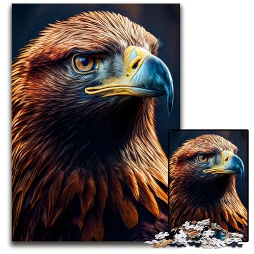 Tiger-Puzzle, 1000 Teile, Holzpuzzle für Erwachsene, anspruchsvolles Denkspiel, entspannendes Spielzeug für Teenager, 26x38cm Tiger-Puzzle, 1000 Teile, Holzpuzzle für Erwachsene, anspruchsvolles Denkspiel, entspannendes Spielzeug für Teenager, 26x38cm von LGSHENG