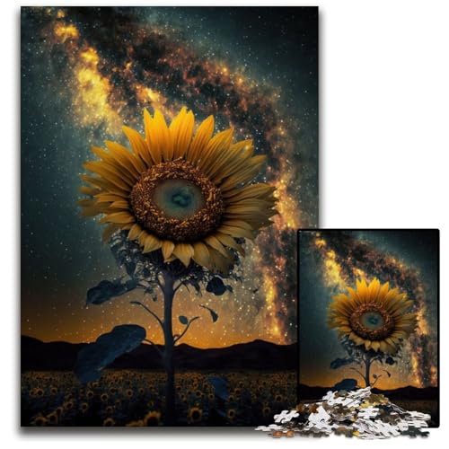 Universum-Sonnenblumen-Puzzle 1000 Teile für Erwachsene, anspruchsvolles Rätsel, Denksportaufgabe, Spiel für Erwachsene, interaktive Familienaktivität, 26x38cm Universum-Sonnenblumen-Puzzle 1000 Teile für Erwachsene, anspruchsvolles Rätsel, Denksportaufgabe, Spiel für Erwachsene, interaktive Familienaktivität, 26x38cm von LGSHENG