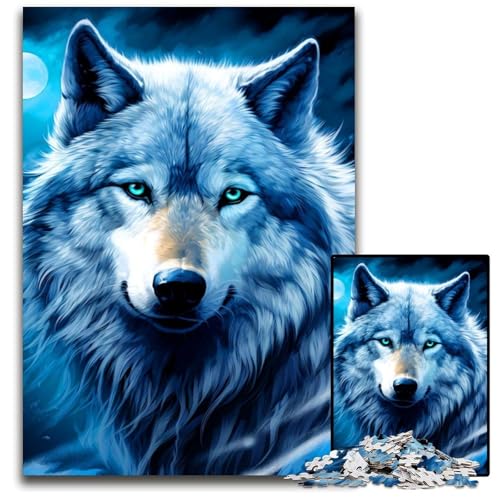Wolf-Puzzle 1000 Teile für Erwachsene, anspruchsvolle Puzzles, anspruchsvolles DIY-Denkspiel für Teenager, 50x75cm Wolf-Puzzle 1000 Teile für Erwachsene, anspruchsvolle Puzzles, anspruchsvolles DIY-Denkspiel für Teenager, 50x75cm von LGSHENG