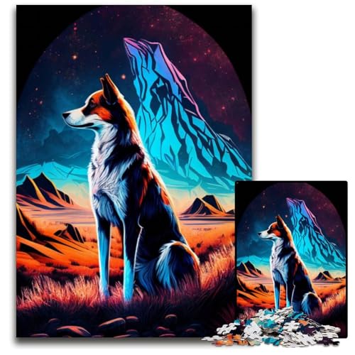 Wunderschöner streunender Hund, 1000-teiliges Puzzle, Geschenke, Unmögliches Puzzle für Erwachsene, Herausforderndes Denkspiel für Teenager, Familienspaß, interaktives Spiel, 26x38cm Wunderschöner streunender Hund, 1000-teiliges Puzzle, Geschenke, Unmögliches Puzzle für Erwachsene, Herausforderndes Denkspiel für Teenager, Familienspaß, interaktives Spiel, 26x38cm von LGSHENG