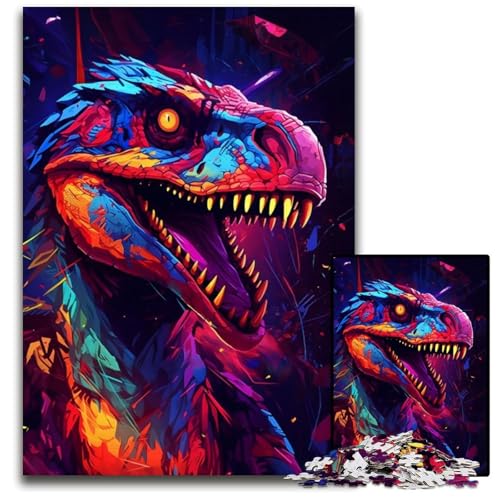 Yutyrannus Dinosaurier-Puzzle für Erwachsene, 1000-teiliges Puzzle für Erwachsene, Familie und Freunde, geeignet für Kinder ab 14 Jahren, 50x75cm Yutyrannus Dinosaurier-Puzzle für Erwachsene, 1000-teiliges Puzzle für Erwachsene, Familie und Freunde, geeignet für Kinder ab 14 Jahren, 50x75cm von LGSHENG