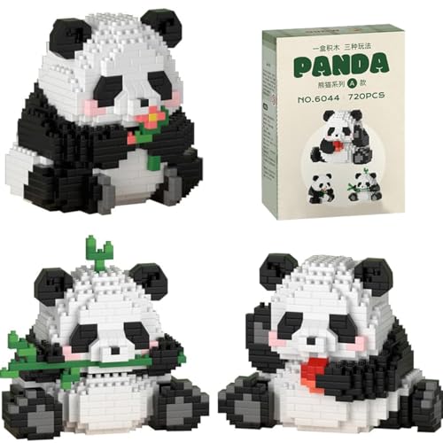LGWJHCY 3-in-1 Panda Bricks, Cute Panda Building Blocks Set, 720 PCS Animal Building Block Set, Mini Animals Building Blocks Set, Gifts for Children LGWJHCY 3-in-1 Panda Bricks, Cute Panda Building Blocks Set, 720 PCS Animal Building Block Set, Mini Animals Building Blocks Set, Gifts for Children von LGWJHCY