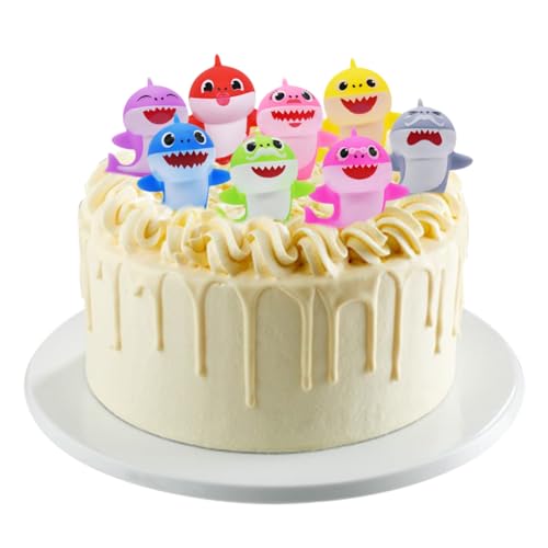 LGWJHCY 8 Stück Shark Geburtstagsdeko Set, Hai Party Supplies, Party Kuchen Dekoration Lieferungen für Kinder Geburtstagsfeier & Babydusche & Shark Theme Backen Kuchenaufsätze LGWJHCY 8 Stück Shark Geburtstagsdeko Set, Hai Party Supplies, Party Kuchen Dekoration Lieferungen für Kinder Geburtstagsfeier & Babydusche & Shark Theme Backen Kuchenaufsätze von LGWJHCY