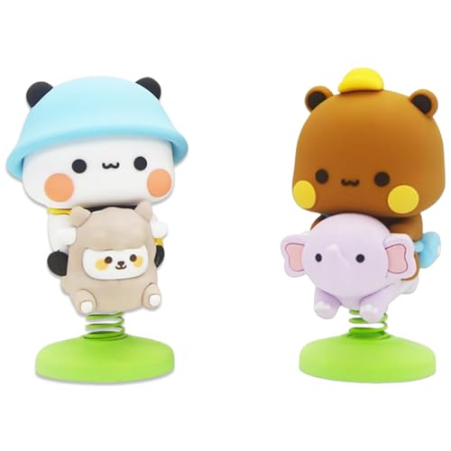 LGWJHCY Bubu Dudu Wobble Figure, Mini Bubu Dudu Decorations Toy, Personalised Car Swing Toy, Bubu Dudu Panda Car Decorations, Office Desktop Decorations - Pack of 2 LGWJHCY Bubu Dudu Wobble Figure, Mini Bubu Dudu Decorations Toy, Personalised Car Swing Toy, Bubu Dudu Panda Car Decorations, Office Desktop Decorations - Pack of 2 von LGWJHCY