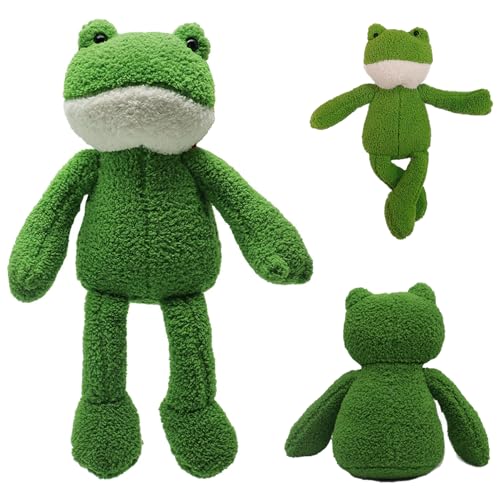 LGWJHCY Langbeiniger Frosch Plüschtier Stofftier, Frösche Flauschiges Stofftier, Tier Spielzeug, Niedlich Kissenpuppe, Kuscheltier Puppe Geschenk für Kinder Mädchen Jungen. von LGWJHCY