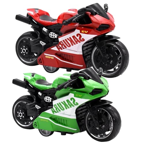 LGWJHCY Motorcycle Toy, 2PCS Model Motorcycle, High Simulation Motorcycle Model, The Perfect Models for Children Over 3 Years Old, Children's Toys with Multiple Functions LGWJHCY Motorcycle Toy, 2PCS Model Motorcycle, High Simulation Motorcycle Model, The Perfect Models for Children Over 3 Years Old, Children's Toys with Multiple Functions von LGWJHCY