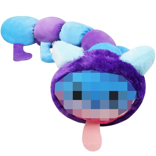 LGWJHCY Raupen Kuscheltier Spielfigur Plüsch, Playtime Raupe Plush Toy, Violett Weich Gefüllte Raupe Kissen Cartoon Plüschfigur Spielzeug, für Spielfans für Kinder und Erwachsene LGWJHCY Raupen Kuscheltier Spielfigur Plüsch, Playtime Raupe Plush Toy, Violett Weich Gefüllte Raupe Kissen Cartoon Plüschfigur Spielzeug, für Spielfans für Kinder und Erwachsene von LGWJHCY