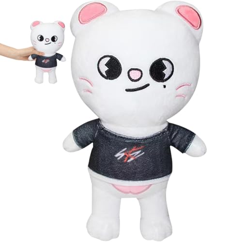 LGWJHCY Stray Kinder Katze Plüsch Puppe, Weiche Stray Puppe, Gefülltes Kissen, Weiches Tier Spielzeug, Stray Weiße Katze Dekoration Figur Plüsch Geschenk für Kinder Mädchen Jungen Freunde Geburtstagsf LGWJHCY Stray Kinder Katze Plüsch Puppe, Weiche Stray Puppe, Gefülltes Kissen, Weiches Tier Spielzeug, Stray Weiße Katze Dekoration Figur Plüsch Geschenk für Kinder Mädchen Jungen Freunde Geburtstagsf von LGWJHCY