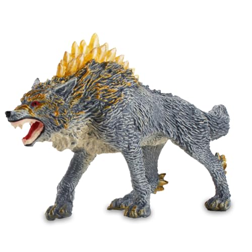 LGWJHCY Wolf Figuren Ornament, Schneewolf Modell Spielzeug, PVC Wolf Ornamente, Lernspielzeug Simulation Tiere Modell, Action Figuren für Kinder Spielzeug, Autodekoration, Jungen von LGWJHCY