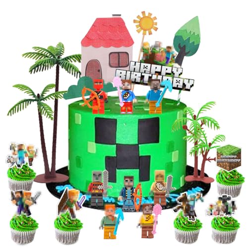 39 Stück Tortendeko, Cupcake Toppers und Tortendeko figuren, Cupcake Deko, Happy Birthday Kuchendeko, Geburtstag Kuchen Deko, Tortendeko Geburtstag, Party Decorations Supplies für Jahr Junge Mädchen 39 Stück Tortendeko, Cupcake Toppers und Tortendeko figuren, Cupcake Deko, Happy Birthday Kuchendeko, Geburtstag Kuchen Deko, Tortendeko Geburtstag, Party Decorations Supplies für Jahr Junge Mädchen von LGZIN