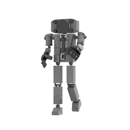LHBM Skibid Toilet Titan Uhrmann Bausteine,Skibid Toilet Upgraded Clockman Series Figure Building Block,Spielzeug für Kinder,Geschenk für Erwachsene Kinder Fans B von LHBM