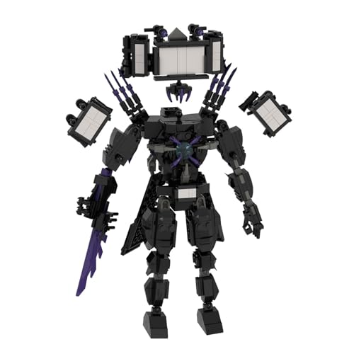 LHBM Skibid Toilet Zombie GMAN Bausteine Action Figuren Spielzeug,Toilet Titan TV Man Building Blocks,Ideen Spielzeug für Erwachsene Jungen oder Mädchen C von LHBM