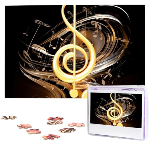 Musiknoten-Puzzles von Fotos – 1000-teiliges Puzzle für Erwachsene, personalisierte Bilderpuzzle, großes Teil, anspruchsvolles Puzzle, Heimdekoration, Geburtstagsparty, Geschenk, 74,9 x 50 cm Musiknoten-Puzzles von Fotos – 1000-teiliges Puzzle für Erwachsene, personalisierte Bilderpuzzle, großes Teil, anspruchsvolles Puzzle, Heimdekoration, Geburtstagsparty, Geschenk, 74,9 x 50 cm von LHBWCVN