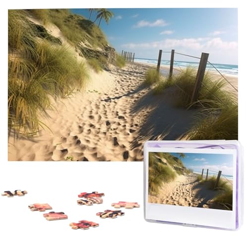 Strand-Themenpuzzles von Fotos – 1000-teiliges Puzzle für Erwachsene, personalisierte Bilderpuzzle, großes Teil, anspruchsvolles Puzzle, Heimdekoration, Geburtstagsparty, Geschenk, 74,9 x 50 cm Strand-Themenpuzzles von Fotos – 1000-teiliges Puzzle für Erwachsene, personalisierte Bilderpuzzle, großes Teil, anspruchsvolles Puzzle, Heimdekoration, Geburtstagsparty, Geschenk, 74,9 x 50 cm von LHBWCVN
