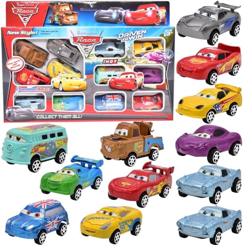 LHCUPGE Car Spielzeugauto Set 12 Stück Zurückziehen Autos Spielzeug Cars Mini Racers Springendes Trägheits Stunt Auto Cars Tortendeko Kinderidee Spielfahrzeuge für Geburtstagsfeiern LHCUPGE Car Spielzeugauto Set 12 Stück Zurückziehen Autos Spielzeug Cars Mini Racers Springendes Trägheits Stunt Auto Cars Tortendeko Kinderidee Spielfahrzeuge für Geburtstagsfeiern von LHCUPGE
