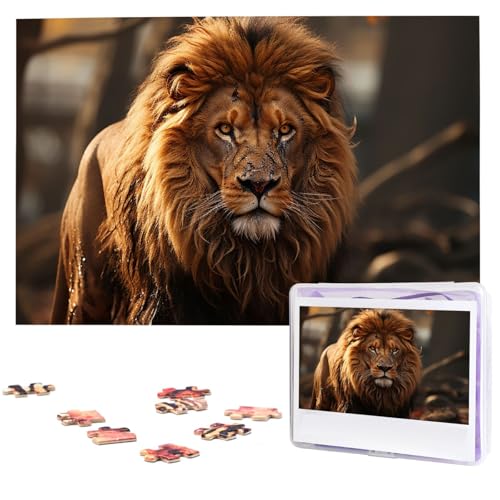 Puzzle für Erwachsene, personalisiertes Holzpuzzle, 1000 Teile, Fotopuzzle, Bild, Löwenbild, benutzerdefinierte Puzzles, Hochzeitspuzzles für Geburtstag, Weihnachten Puzzle für Erwachsene, personalisiertes Holzpuzzle, 1000 Teile, Fotopuzzle, Bild, Löwenbild, benutzerdefinierte Puzzles, Hochzeitspuzzles für Geburtstag, Weihnachten von LHCVSFGW