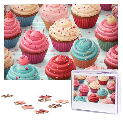 Puzzle für Erwachsene, personalisiertes Holzpuzzle, 1000 Teile, Fotopuzzle, Bild, Lutscher, Cupcake, Donut, individuelle Puzzles, Hochzeitspuzzles für Geburtstag, Weihnachten Puzzle für Erwachsene, personalisiertes Holzpuzzle, 1000 Teile, Fotopuzzle, Bild, Lutscher, Cupcake, Donut, individuelle Puzzles, Hochzeitspuzzles für Geburtstag, Weihnachten von LHCVSFGW