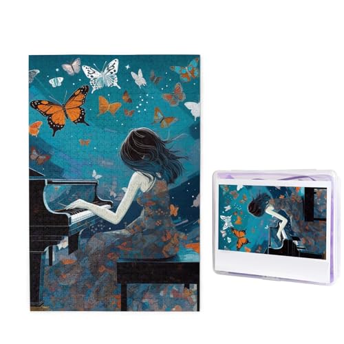 Puzzle für Erwachsene, personalisiertes Holzpuzzle, 1000 Teile, Fotopuzzle, Bild, Mädchen, das Klavier spielt, benutzerdefinierte Puzzles, Hochzeitspuzzles für Geburtstag, Weihnachten Puzzle für Erwachsene, personalisiertes Holzpuzzle, 1000 Teile, Fotopuzzle, Bild, Mädchen, das Klavier spielt, benutzerdefinierte Puzzles, Hochzeitspuzzles für Geburtstag, Weihnachten von LHCVSFGW