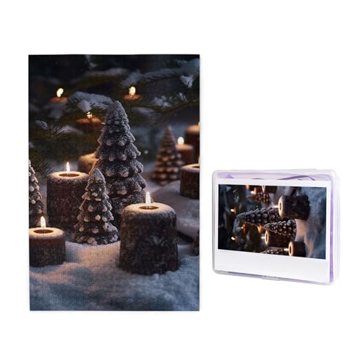 Puzzle für Erwachsene, personalisiertes Holzpuzzle, 1000 Teile, Fotopuzzle, Bild, Puzzle, Es liegt Schnee auf der Kerze, individuelle Puzzles, Hochzeitspuzzles für Geburtstag, Weihnachten Puzzle für Erwachsene, personalisiertes Holzpuzzle, 1000 Teile, Fotopuzzle, Bild, Puzzle, Es liegt Schnee auf der Kerze, individuelle Puzzles, Hochzeitspuzzles für Geburtstag, Weihnachten von LHCVSFGW