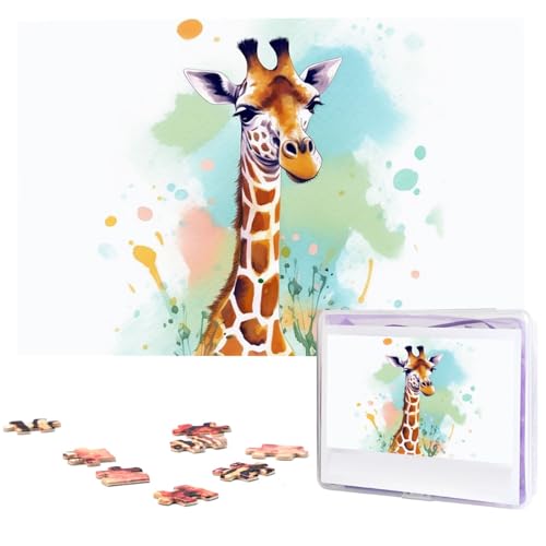 Puzzle für Erwachsene, personalisiertes Holzpuzzle, 1000 Teile, Fotopuzzle, Bild, Puzzle, Giraffe, Kunst, Illustration, benutzerdefinierte Puzzles, Hochzeitspuzzles für Geburtstag, Weihnachten Puzzle für Erwachsene, personalisiertes Holzpuzzle, 1000 Teile, Fotopuzzle, Bild, Puzzle, Giraffe, Kunst, Illustration, benutzerdefinierte Puzzles, Hochzeitspuzzles für Geburtstag, Weihnachten von LHCVSFGW