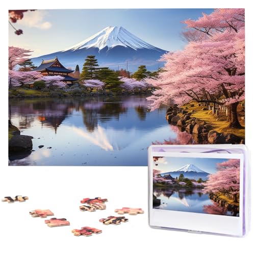Puzzle für Erwachsene, personalisiertes Holzpuzzle, 1000 Teile, Fotopuzzle, Bild, Puzzle, Halterung, Fuji, Kirschblütenbäume, benutzerdefinierte Puzzles, Hochzeitspuzzles für Geburtstag, Weihnachten Puzzle für Erwachsene, personalisiertes Holzpuzzle, 1000 Teile, Fotopuzzle, Bild, Puzzle, Halterung, Fuji, Kirschblütenbäume, benutzerdefinierte Puzzles, Hochzeitspuzzles für Geburtstag, Weihnachten von LHCVSFGW