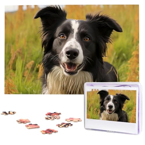 Puzzle für Erwachsene, personalisiertes Holzpuzzle, 1000 Teile, Fotopuzzle, Bild, Puzzle, Mohado Border Collie, Hund, benutzerdefinierte Puzzles, Hochzeitspuzzles für Geburtstag, Weihnachten Puzzle für Erwachsene, personalisiertes Holzpuzzle, 1000 Teile, Fotopuzzle, Bild, Puzzle, Mohado Border Collie, Hund, benutzerdefinierte Puzzles, Hochzeitspuzzles für Geburtstag, Weihnachten von LHCVSFGW