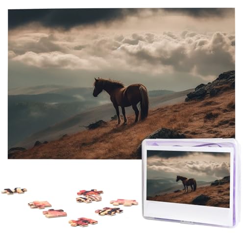 Puzzle für Erwachsene, personalisiertes Holzpuzzle, 1000 Teile, Fotopuzzle, Bild, Puzzle, Pferd, grasend auf dem Berg, benutzerdefinierte Puzzles, Hochzeitspuzzles für Geburtstag, Weihnachten Puzzle für Erwachsene, personalisiertes Holzpuzzle, 1000 Teile, Fotopuzzle, Bild, Puzzle, Pferd, grasend auf dem Berg, benutzerdefinierte Puzzles, Hochzeitspuzzles für Geburtstag, Weihnachten von LHCVSFGW