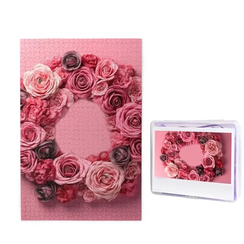 Puzzle für Erwachsene, personalisiertes Holzpuzzle, 1000 Teile, Fotopuzzle, Bild, Puzzle, Rosen-Kombination, individuelle Puzzles, Hochzeitspuzzles für Geburtstag, Weihnachten Puzzle für Erwachsene, personalisiertes Holzpuzzle, 1000 Teile, Fotopuzzle, Bild, Puzzle, Rosen-Kombination, individuelle Puzzles, Hochzeitspuzzles für Geburtstag, Weihnachten von LHCVSFGW