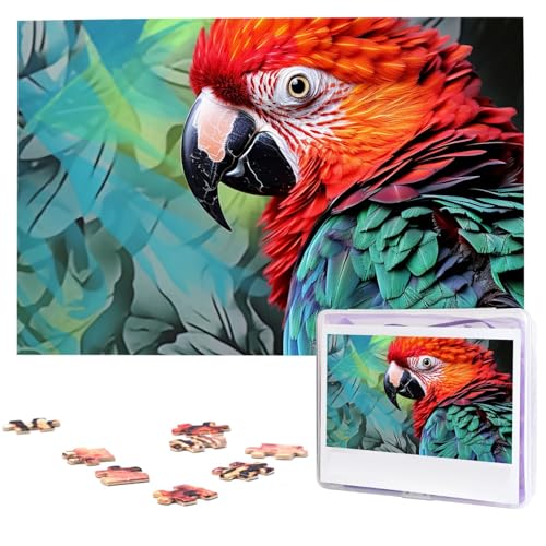 Puzzle für Erwachsene, personalisiertes Holzpuzzle, 1000 Teile, Fotopuzzle, Bild, Puzzle, bunt, Papagei, individuelle Puzzles, Hochzeitspuzzles für Geburtstag, Weihnachten Puzzle für Erwachsene, personalisiertes Holzpuzzle, 1000 Teile, Fotopuzzle, Bild, Puzzle, bunt, Papagei, individuelle Puzzles, Hochzeitspuzzles für Geburtstag, Weihnachten von LHCVSFGW