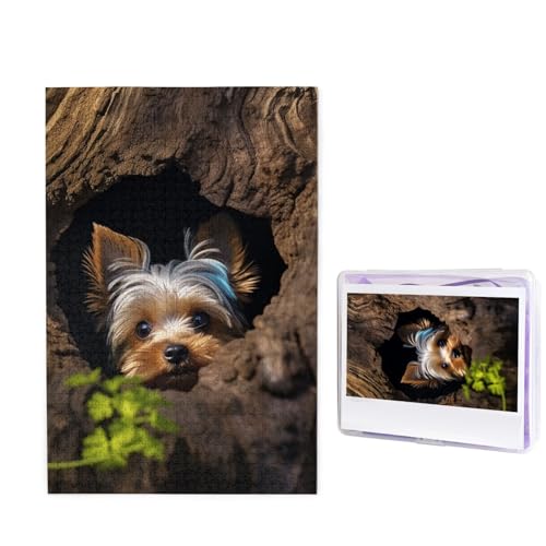 Puzzle für Erwachsene, personalisiertes Holzpuzzle, 1000 Teile, Fotopuzzle, Bild, Puzzle, ein kleiner Yorkshire Terrier, individuelle Puzzle, Hochzeitspuzzles für Geburtstag, Weihnachten Puzzle für Erwachsene, personalisiertes Holzpuzzle, 1000 Teile, Fotopuzzle, Bild, Puzzle, ein kleiner Yorkshire Terrier, individuelle Puzzle, Hochzeitspuzzles für Geburtstag, Weihnachten von LHCVSFGW