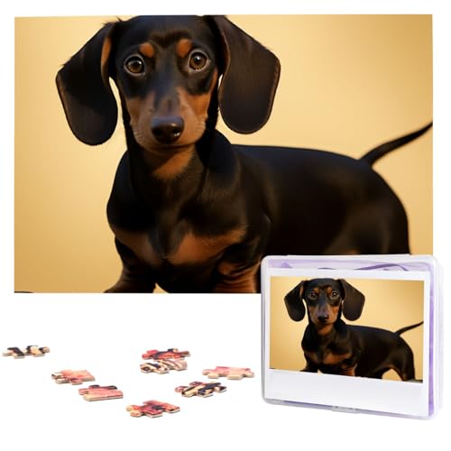 Puzzle für Erwachsene, personalisiertes Holzpuzzle, 1000 Teile, Fotopuzzle, Bild, Puzzle, ein süßer Dackel, benutzerdefinierte Puzzles, Hochzeitspuzzles für Geburtstag, Weihnachten Puzzle für Erwachsene, personalisiertes Holzpuzzle, 1000 Teile, Fotopuzzle, Bild, Puzzle, ein süßer Dackel, benutzerdefinierte Puzzles, Hochzeitspuzzles für Geburtstag, Weihnachten von LHCVSFGW