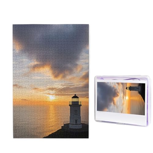 Puzzle für Erwachsene, personalisiertes Holzpuzzle, 1000 Teile, Fotopuzzle, Bild-Puzzle, Meer und Leuchtturm, individuelle Puzzles, Hochzeitspuzzles für Geburtstag, Weihnachten Puzzle für Erwachsene, personalisiertes Holzpuzzle, 1000 Teile, Fotopuzzle, Bild-Puzzle, Meer und Leuchtturm, individuelle Puzzles, Hochzeitspuzzles für Geburtstag, Weihnachten von LHCVSFGW