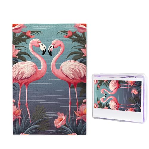 Puzzle für Erwachsene, personalisiertes Holzpuzzle, 1000 Teile, Fotopuzzle, Bilder-Puzzle, Herde tropischer Flamingos, individuelle Puzzle, Hochzeitspuzzles für Geburtstag, Weihnachten Puzzle für Erwachsene, personalisiertes Holzpuzzle, 1000 Teile, Fotopuzzle, Bilder-Puzzle, Herde tropischer Flamingos, individuelle Puzzle, Hochzeitspuzzles für Geburtstag, Weihnachten von LHCVSFGW