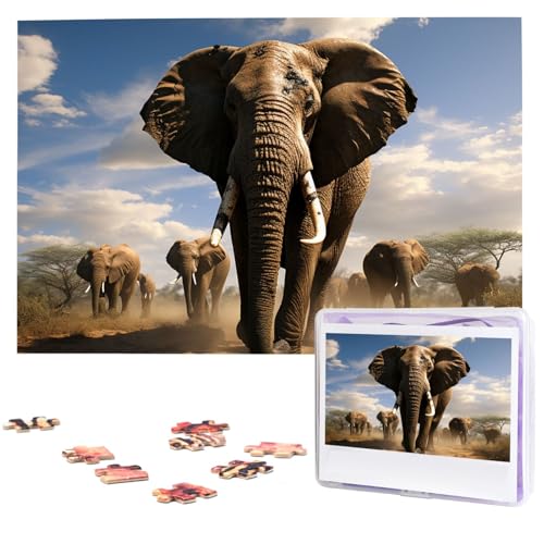 Puzzle für Erwachsene, personalisiertes Holzpuzzle, 1000 Teile, Fotopuzzle, Bilder-Puzzle, wilder Elefant, benutzerdefinierte Puzzles, Hochzeitspuzzles für Geburtstag, Weihnachten Puzzle für Erwachsene, personalisiertes Holzpuzzle, 1000 Teile, Fotopuzzle, Bilder-Puzzle, wilder Elefant, benutzerdefinierte Puzzles, Hochzeitspuzzles für Geburtstag, Weihnachten von LHCVSFGW