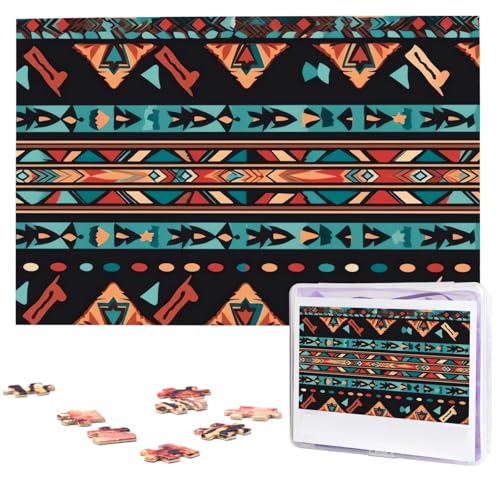 Puzzle für Erwachsene, personalisiertes Holzpuzzle, 1000 Teile, Fotopuzzle, Bildpuzzle, Navajo, Tribal-Muster, benutzerdefinierte Puzzles, Hochzeitspuzzles für Geburtstag, Weihnachten Puzzle für Erwachsene, personalisiertes Holzpuzzle, 1000 Teile, Fotopuzzle, Bildpuzzle, Navajo, Tribal-Muster, benutzerdefinierte Puzzles, Hochzeitspuzzles für Geburtstag, Weihnachten von LHCVSFGW