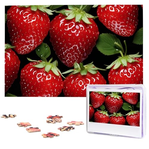Puzzle für Erwachsene, personalisiertes Holzpuzzle, 1000 Teile, Fotopuzzle, Bildpuzzle, rote Erdbeere, benutzerdefinierte Puzzles, Hochzeitspuzzles für Geburtstag, Weihnachten Puzzle für Erwachsene, personalisiertes Holzpuzzle, 1000 Teile, Fotopuzzle, Bildpuzzle, rote Erdbeere, benutzerdefinierte Puzzles, Hochzeitspuzzles für Geburtstag, Weihnachten von LHCVSFGW